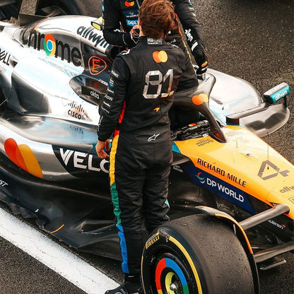 2025 Oscar Piastri Silverstone British GP F1 Racing Suit Team McLaren
