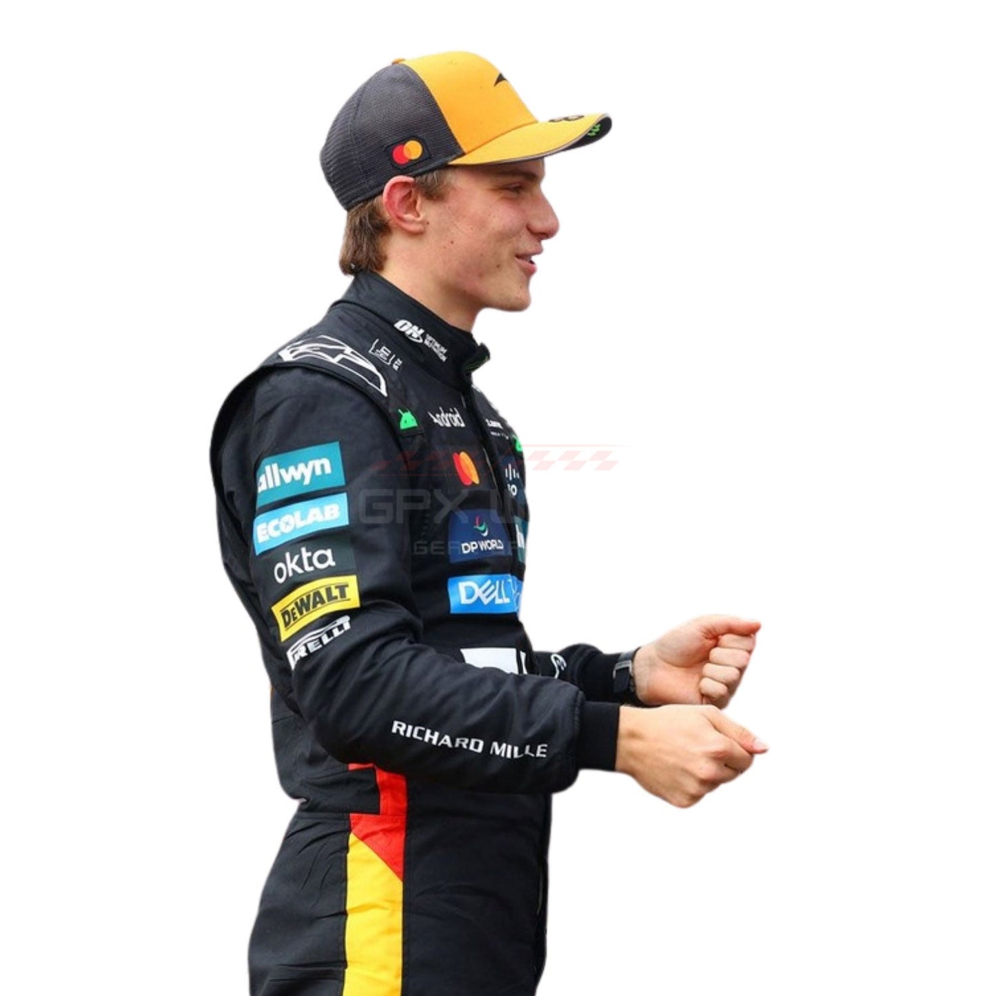 2025 Oscar Piastri Silverstone British GP F1 Racing Suit Team McLaren