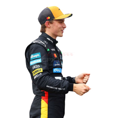 2025 Oscar Piastri Silverstone British GP F1 Racing Suit Team McLaren
