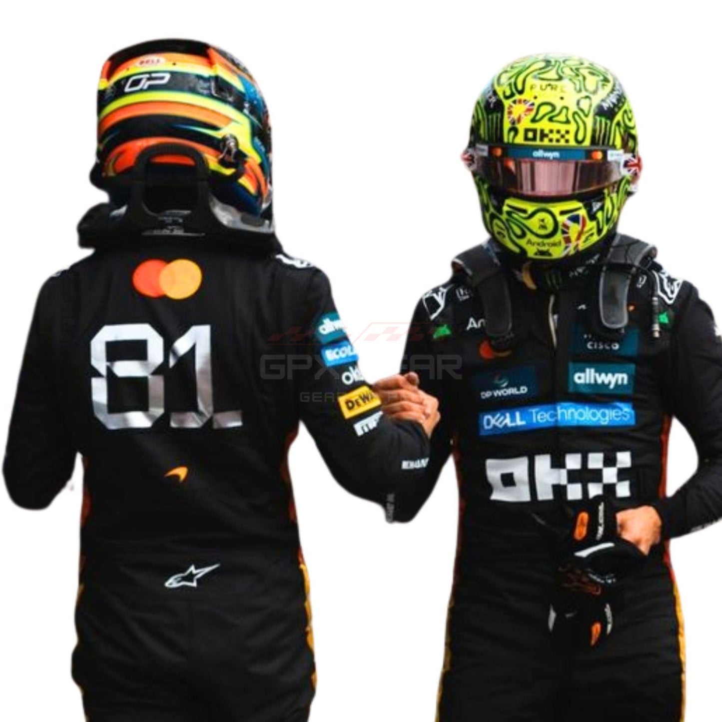 2025 Oscar Piastri Silverstone British GP F1 Racing Suit Team McLaren
