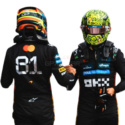 2025 Oscar Piastri Silverstone British GP F1 Racing Suit Team McLaren