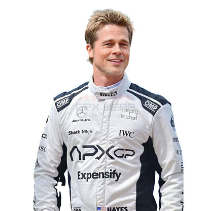2025 Sonny Hayes (Brad Pitt) F1 The Movie Racing Suit Team APXGP