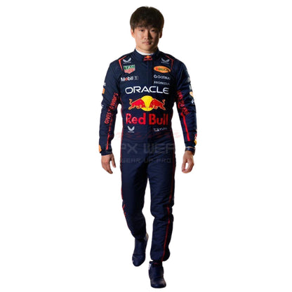 2025 Yuki Tsunoda Abu Dhabi F1 Racing Suit Team Red Bull
