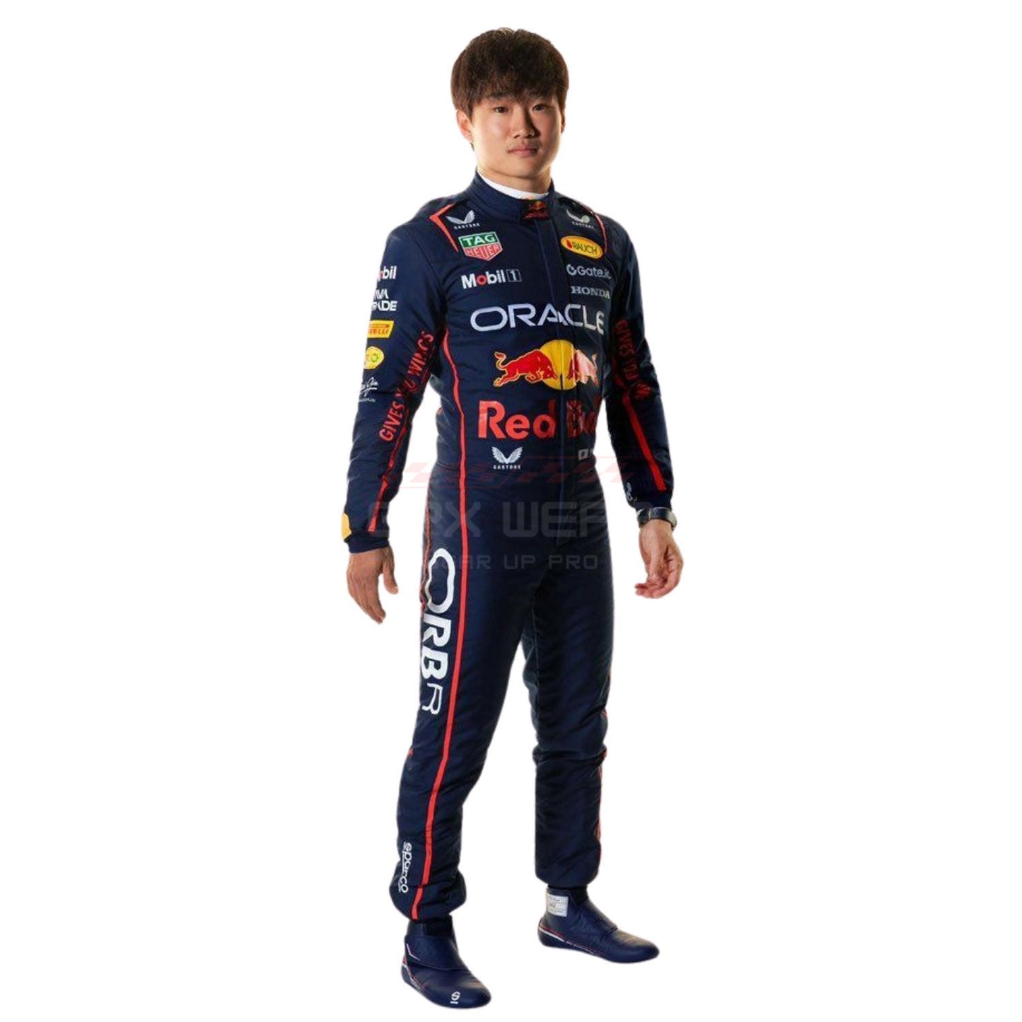 2025 Yuki Tsunoda Abu Dhabi F1 Racing Suit Team Red Bull