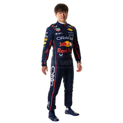 2025 Yuki Tsunoda Abu Dhabi F1 Racing Suit Team Red Bull