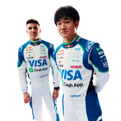 2025 Yuki Tsunoda F1 Racing Suit Team Racing Bulls