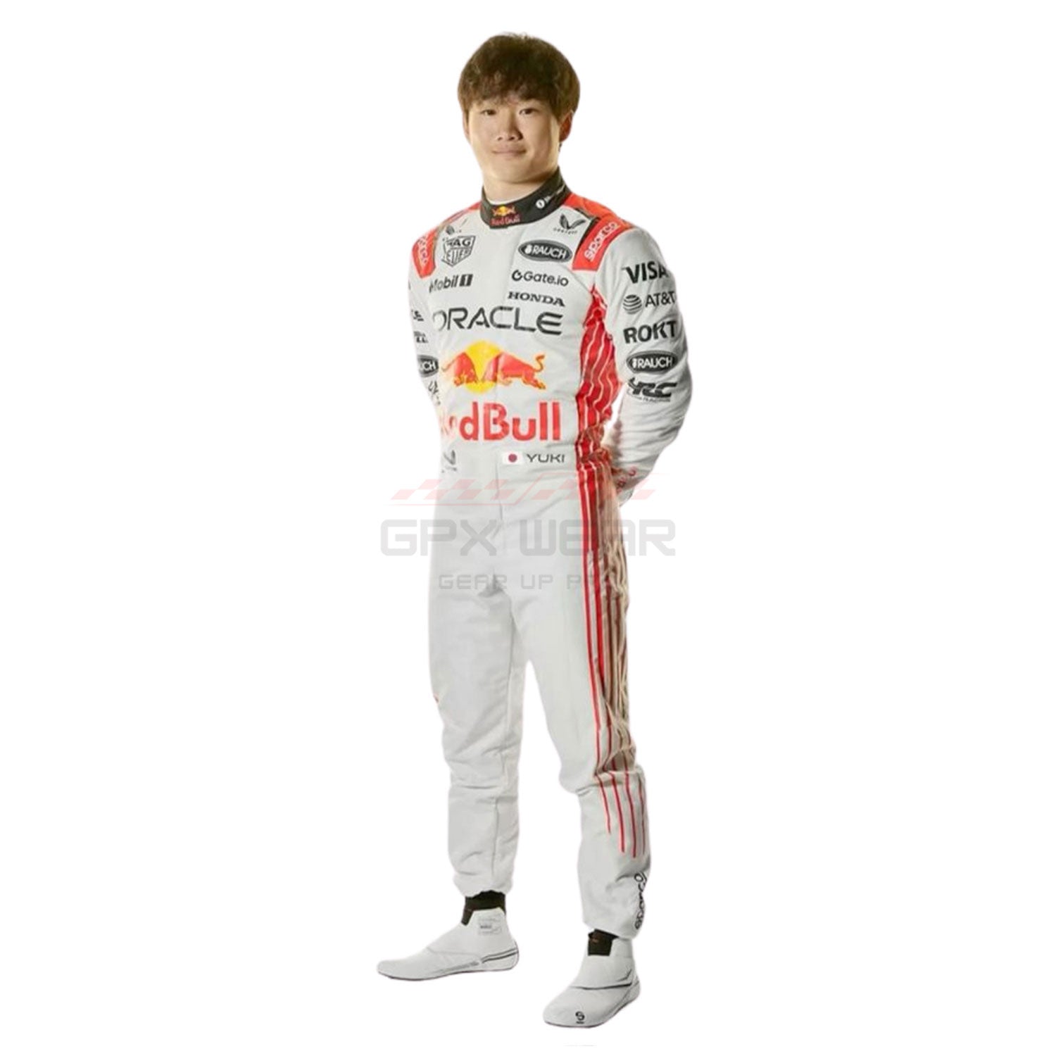 2025 Yuki Tsunoda Japanese GP F1 Racing Suit Team Red Bull