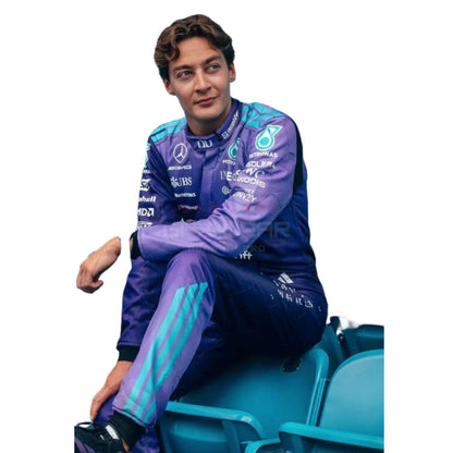 2026 George Russell Miami GP F1 Racing Suit Team Mercedes