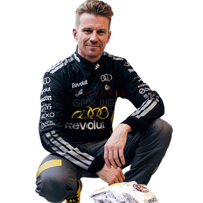 2026 Nico Hulkenberg Monaco GP F1 Racing Suit Team Audi