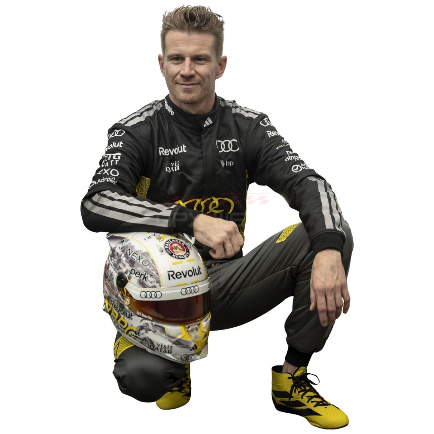 2026 Nico Hulkenberg Monaco GP F1 Racing Suit Team Audi