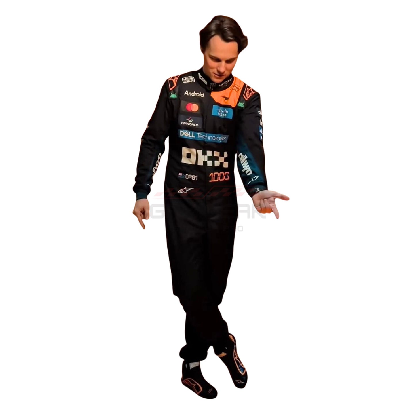 2026 Oscar Piastri Monaco GP F1 Racing Suit Team McLaren