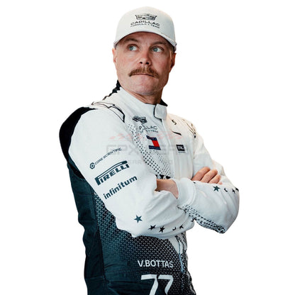 2026 Valtteri Bottas Miami GP F1 Racing Suit Team Cadillac