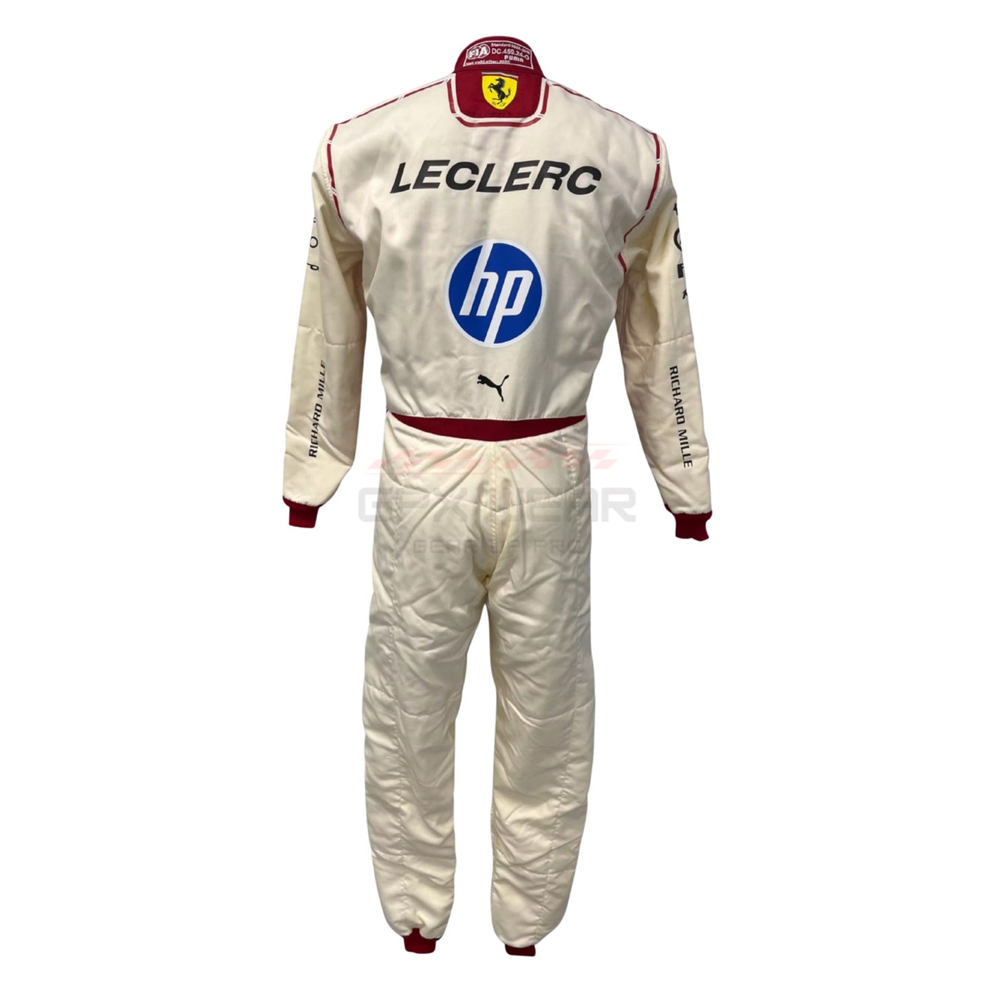 Charles Leclerc 2026 Monaco GP Racing suit with visible 'Leclerc' and 'HP' branding - GPX WEAR