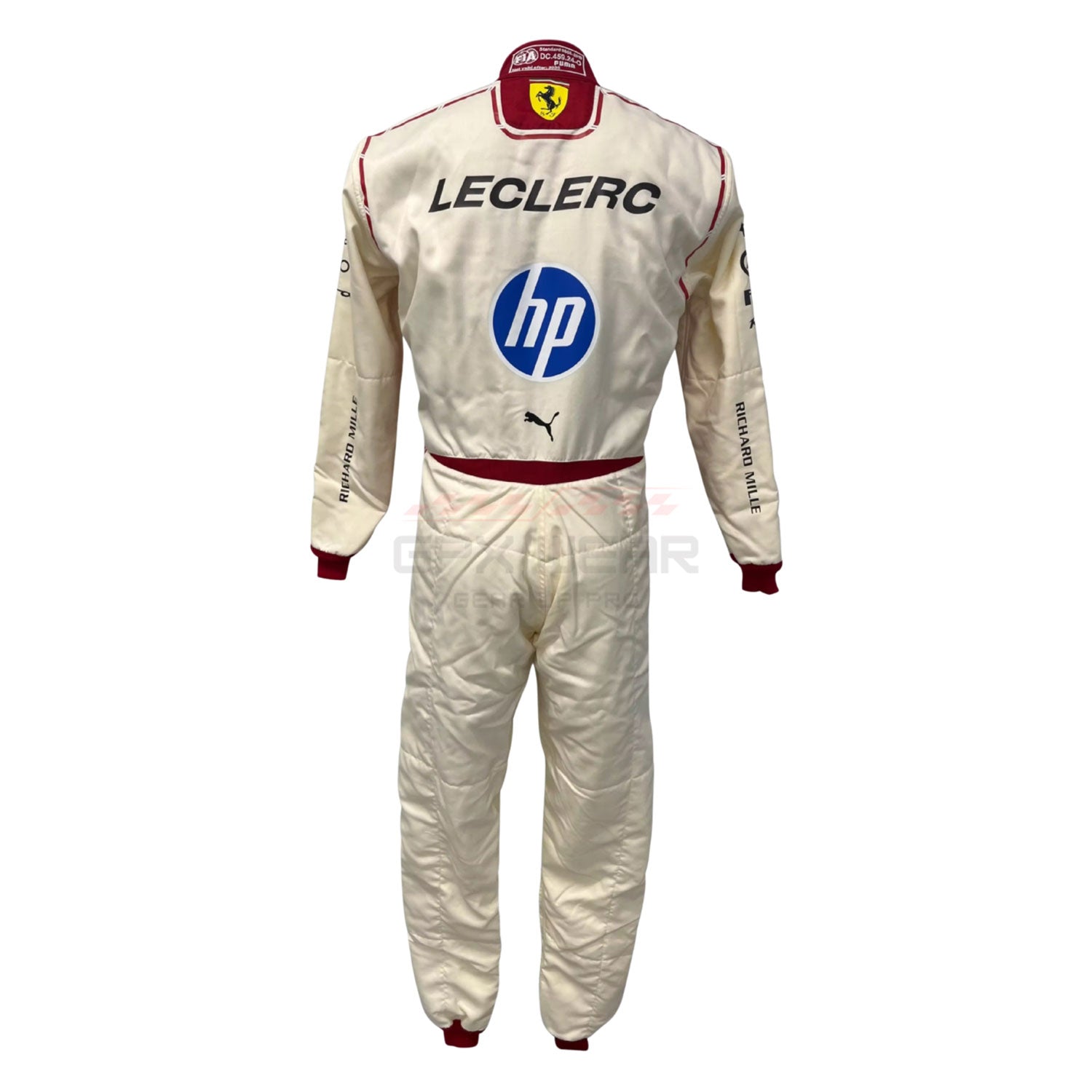 Charles Leclerc 2026 Monaco GP Racing suit with visible 'Leclerc' and 'HP' branding - GPX WEAR