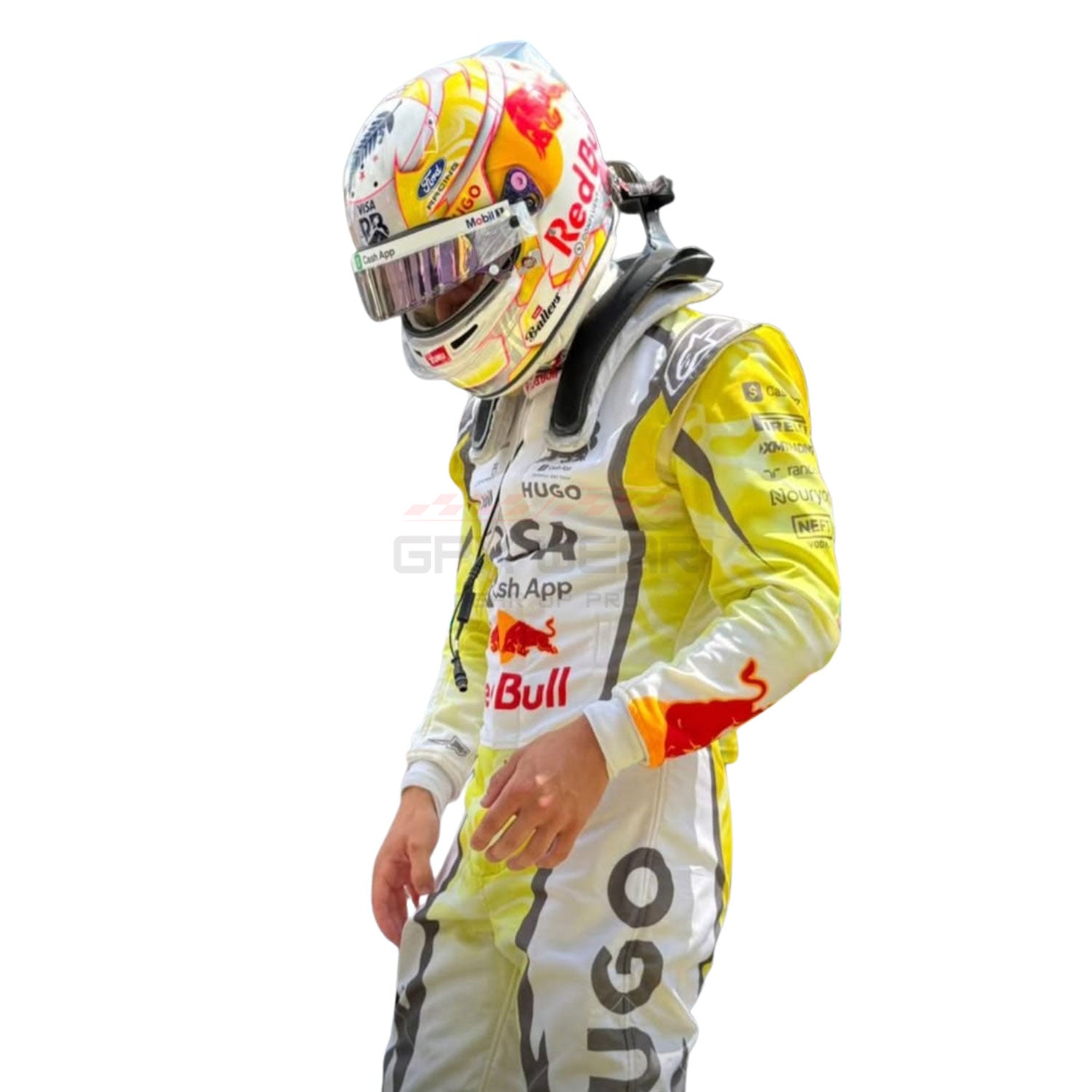 Side View of 2026 Liam Lawson Wearing Miami GP F1 Race Costume - GPX Wear