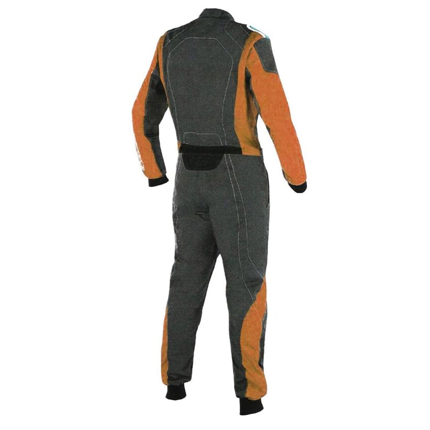 Black Brown Racing Suit For Karting