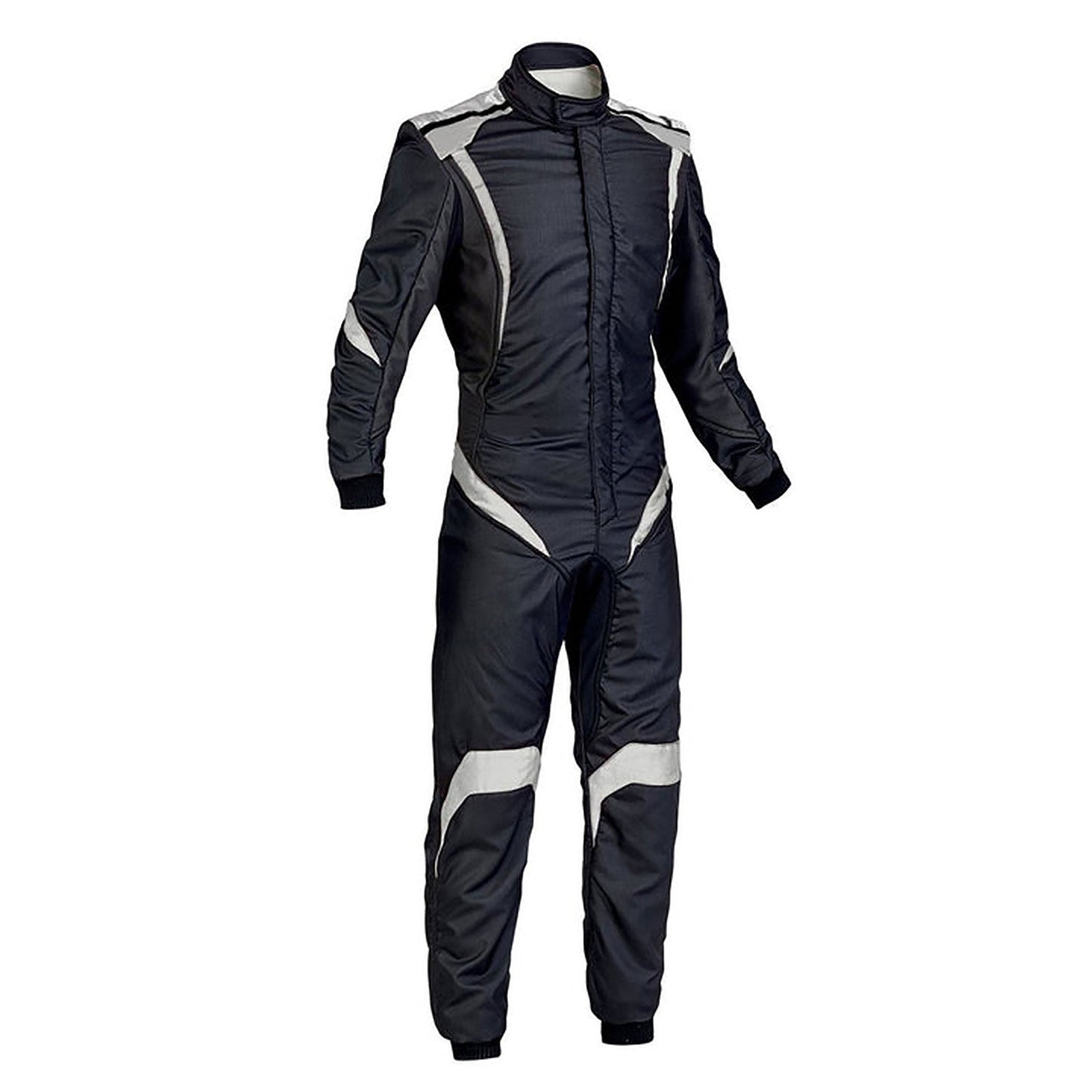 Black Go-Kart Driver Racing Wear