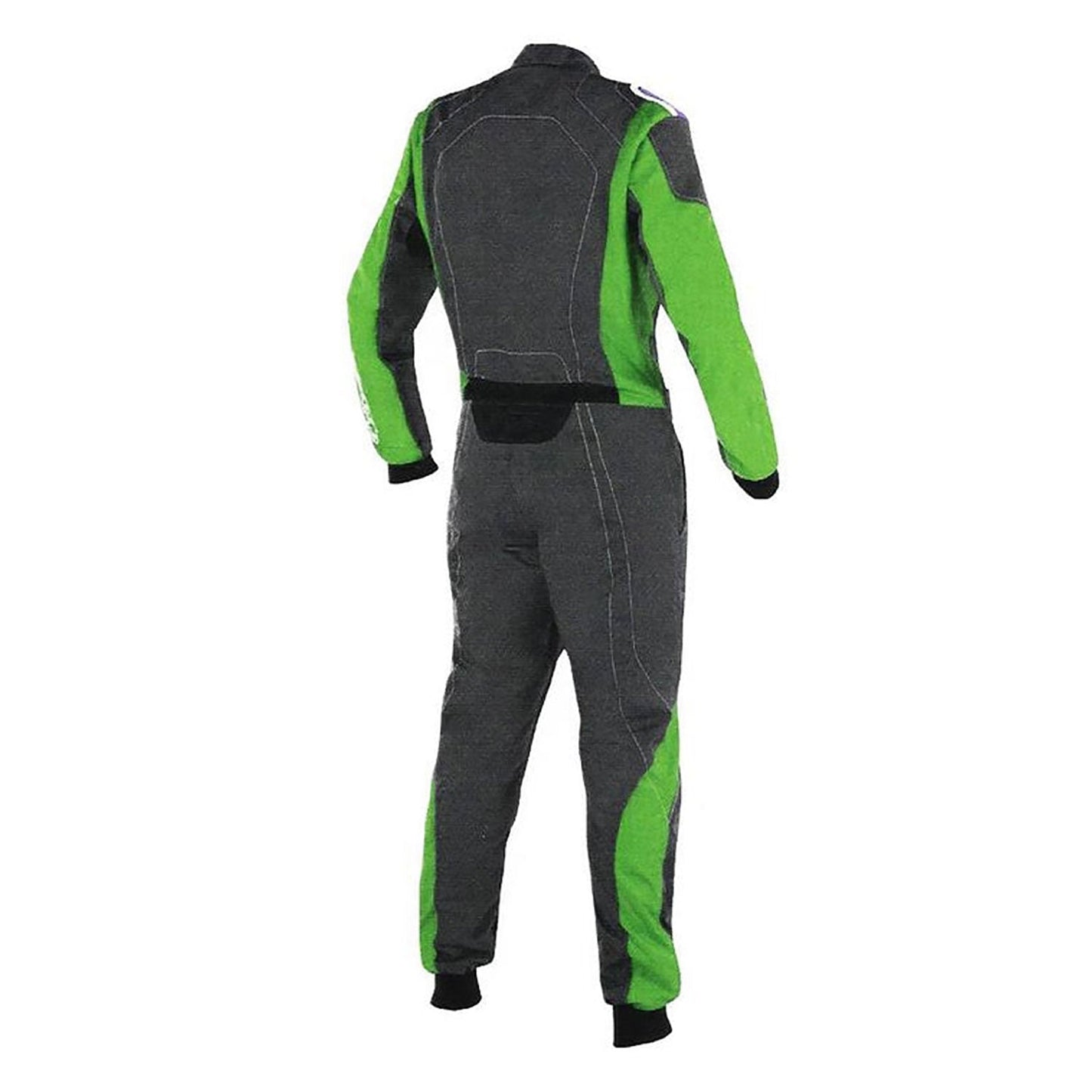 Black/Green Racing Suit For Go-Kart Race