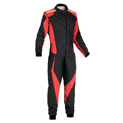 Black Orange Go-Kart Driver Race Wear