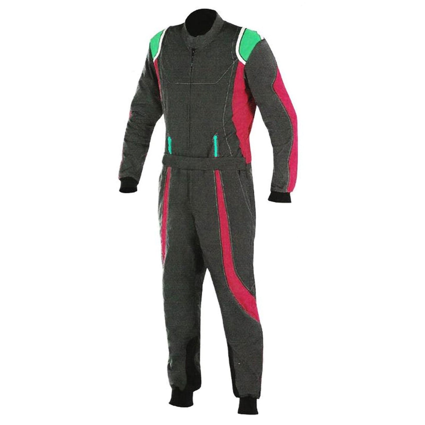 Black Red Race Suit For Karting