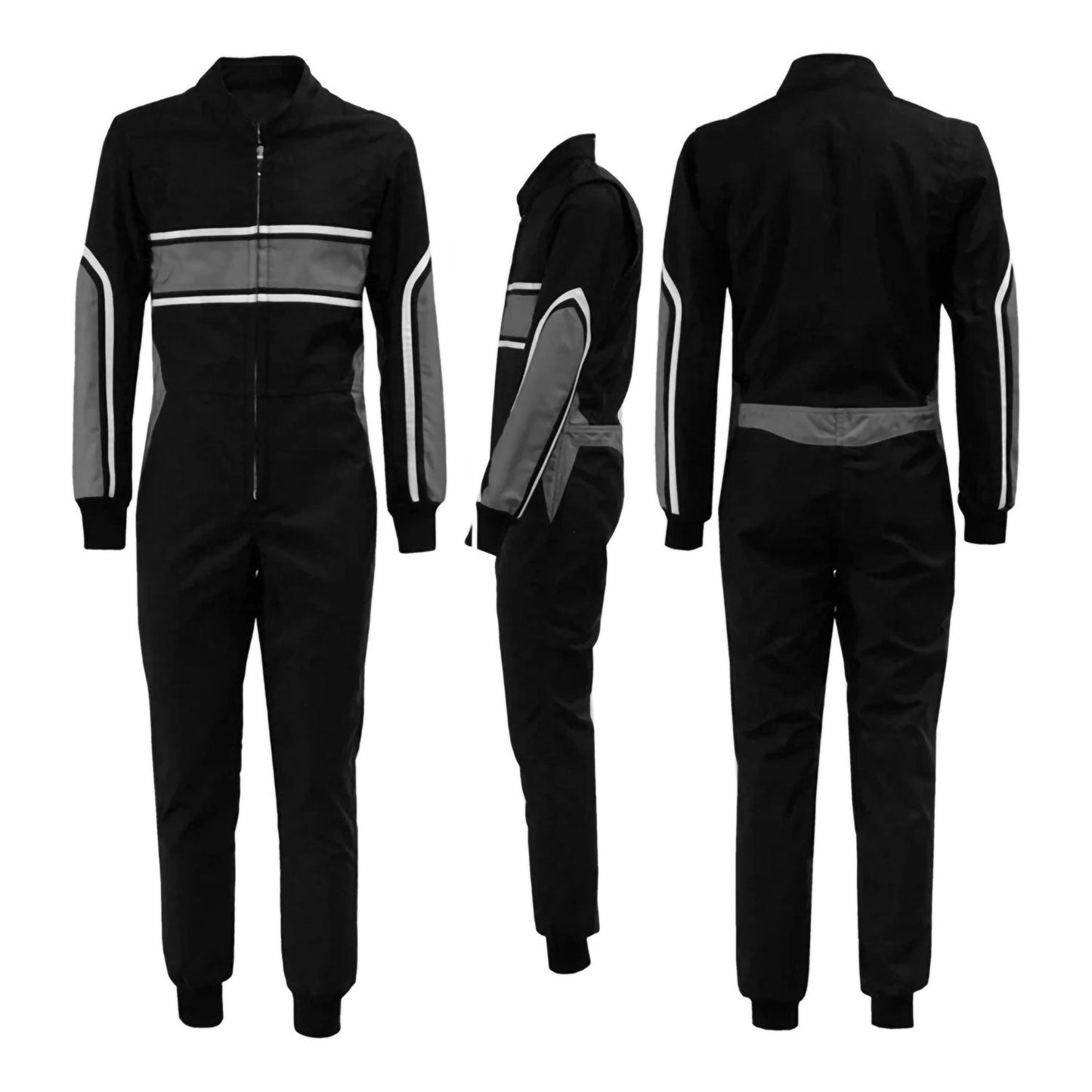 Black & Gray Go Kart Custom Suit