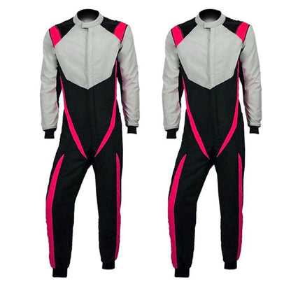 Black & Gray Racing Suit for Go Karting