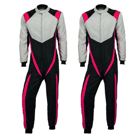 Black & Gray Racing Suit for Go Karting