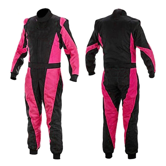Black & Pink Custom Go Kart Racing Outfit