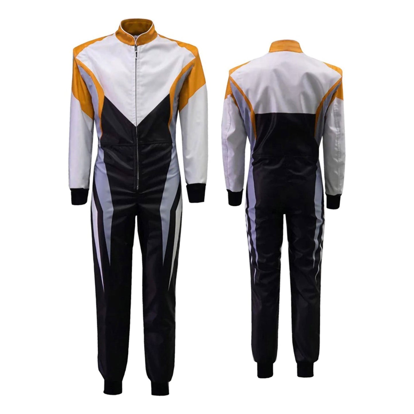 Black, White & Chocolate Custom Go Kart Race Suit