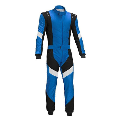 Blue Go-Kart Racing Cordura One Piece Suit