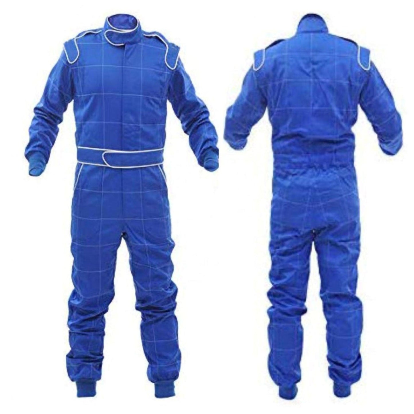 Blue Go Kart Racing Suit