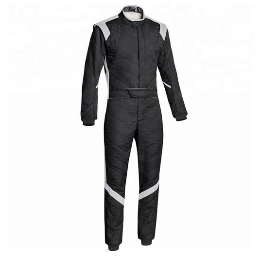 Go-Kart Car Driver Race Costume - Black