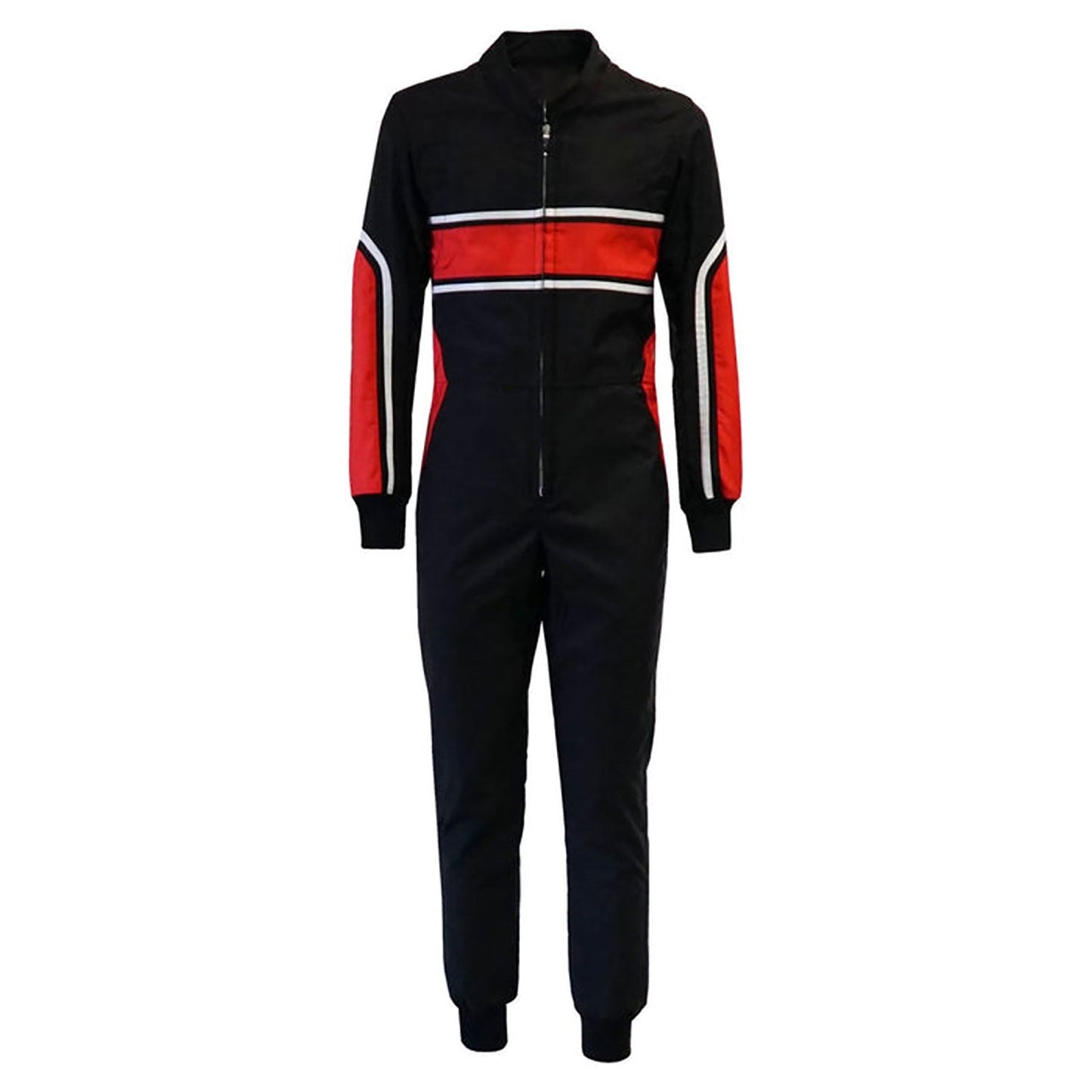 Go-Kart Car Driver Racing Costume - Black/Red