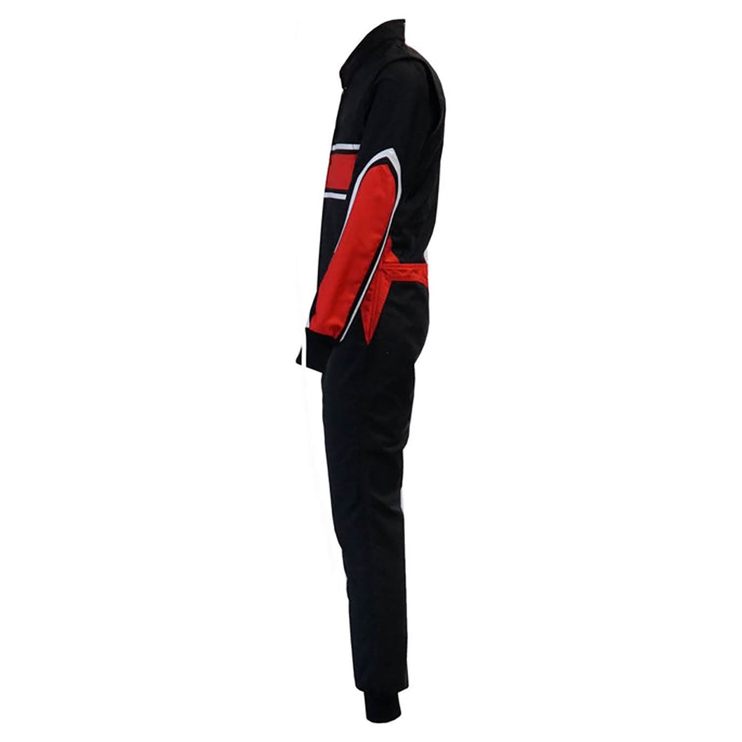 Go-Kart Car Driver Racing Costume - Black/Red