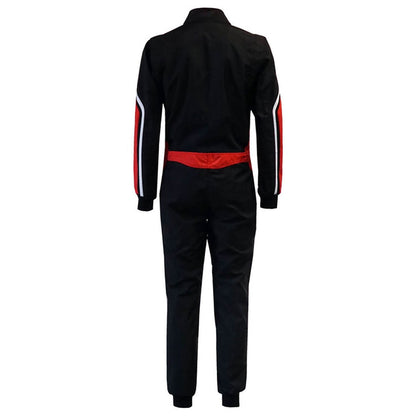 Go-Kart Car Driver Racing Costume - Black/Red
