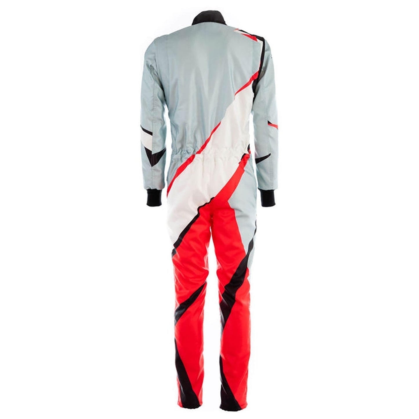 Go-Kart Car Racing Costume - White/Gray/Orange