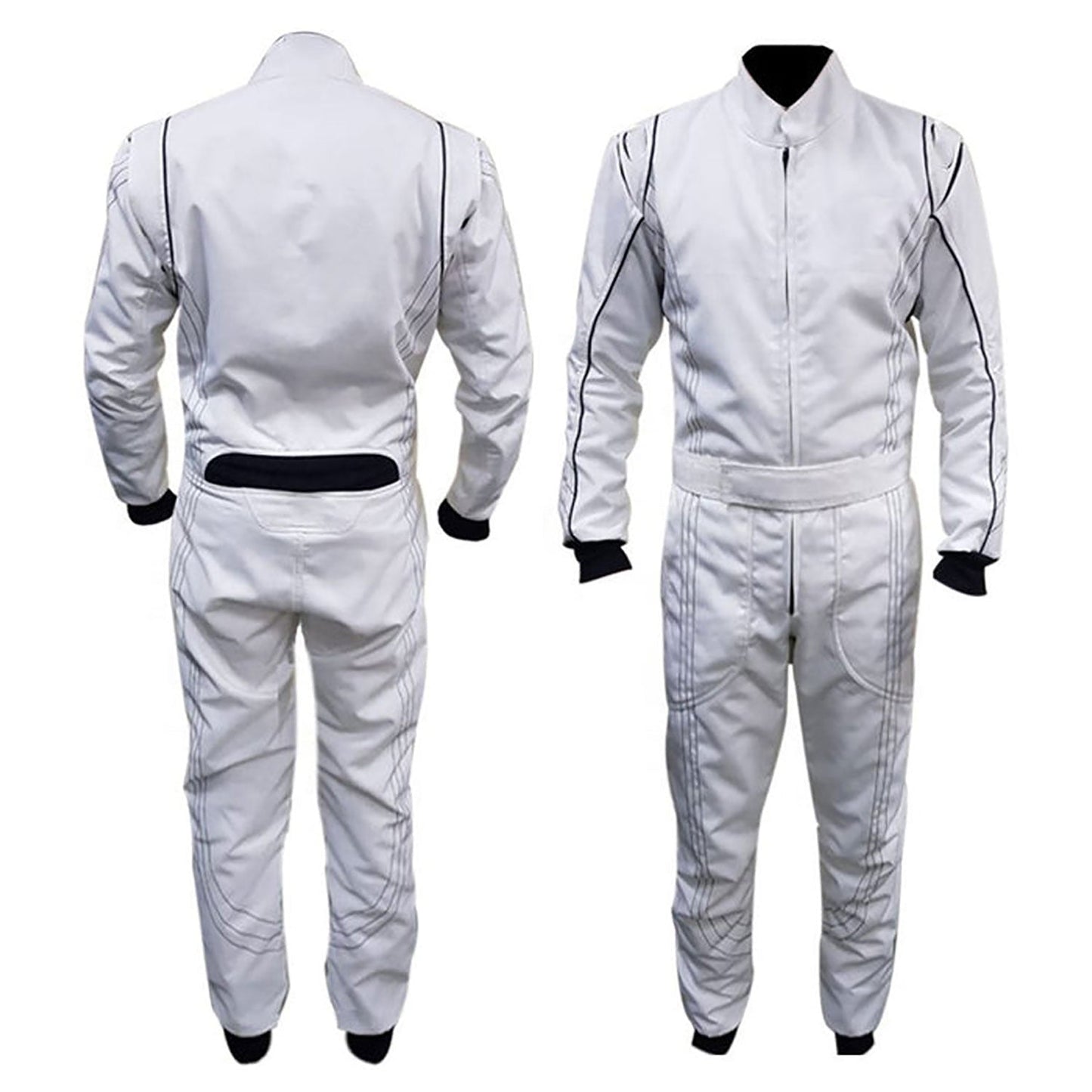 Go-Kart Driver Race Gear - White