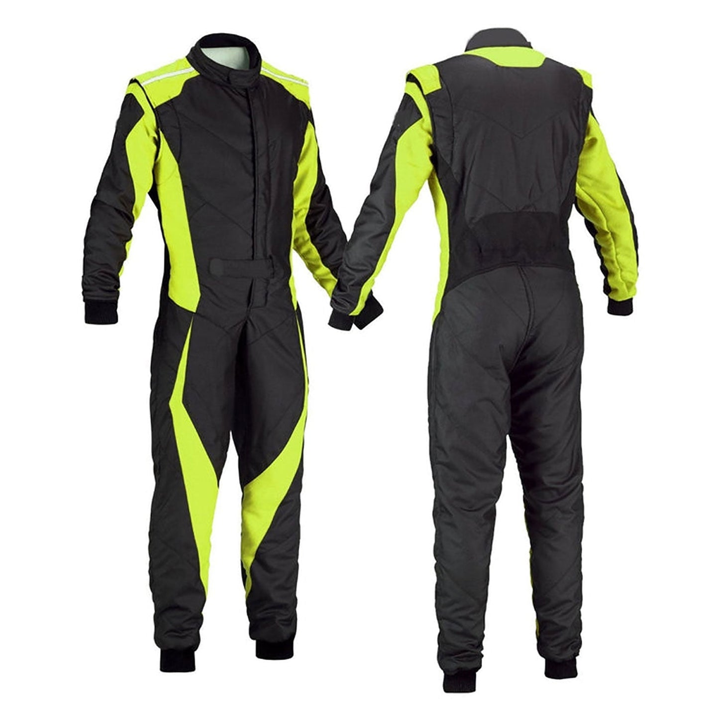 Go-Kart Race Cordura One Piece Suit - Black Green