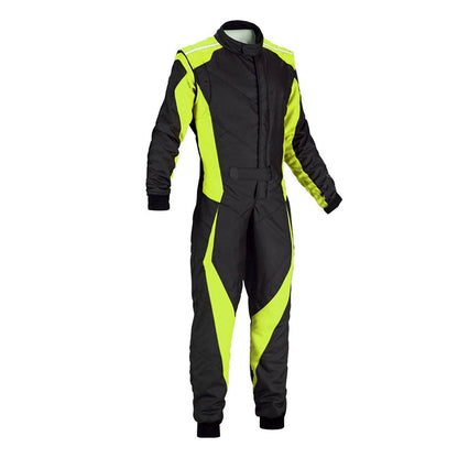 Go-Kart Race Cordura One Piece Suit - Black Green