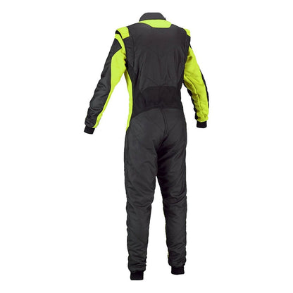 Go-Kart Race Cordura One Piece Suit - Black Green