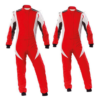 Go-Kart Race Cordura Red One Piece Suit