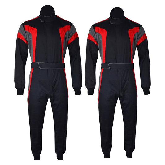 Go-Kart Racing Wear Costume - Black, Red