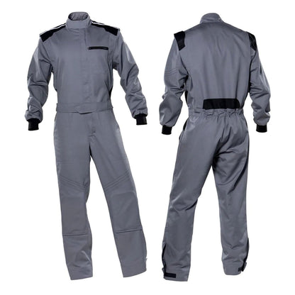 Go Kart Gray Custom Racing Suit