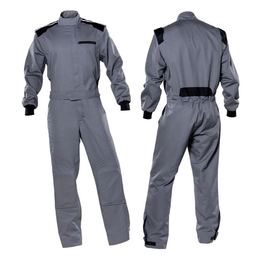Go Kart Gray Custom Racing Suit