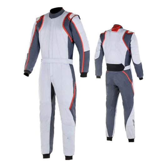 Go Kart Race Suit White