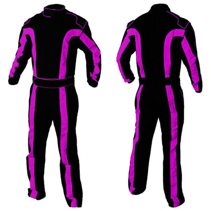 Go Kart Racing Costume Black & Purple