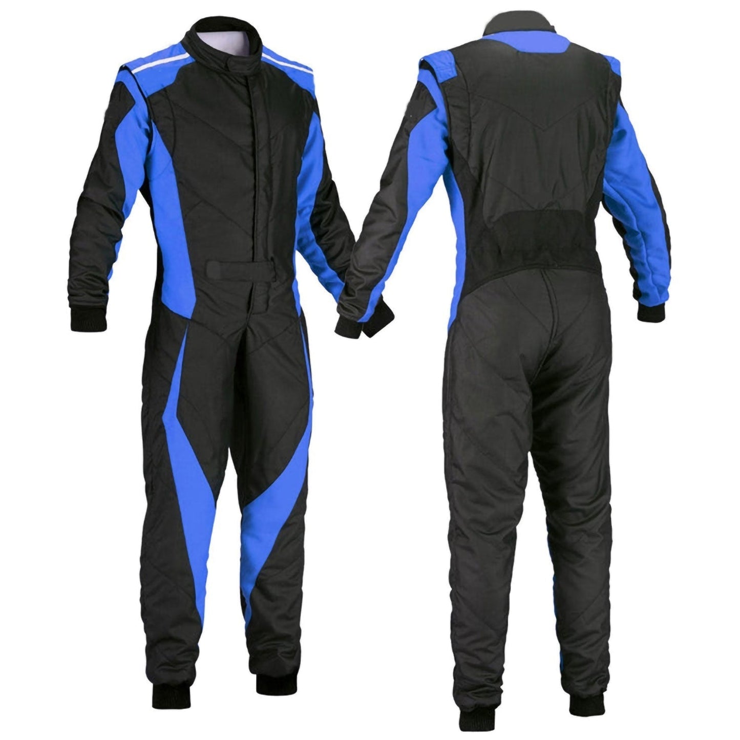 Go Kart Racing Suit Black & Blue