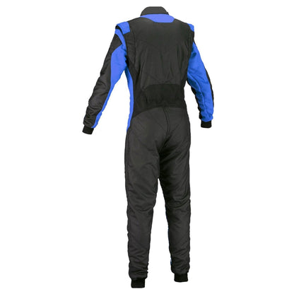 Go Kart Racing Suit Black & Blue