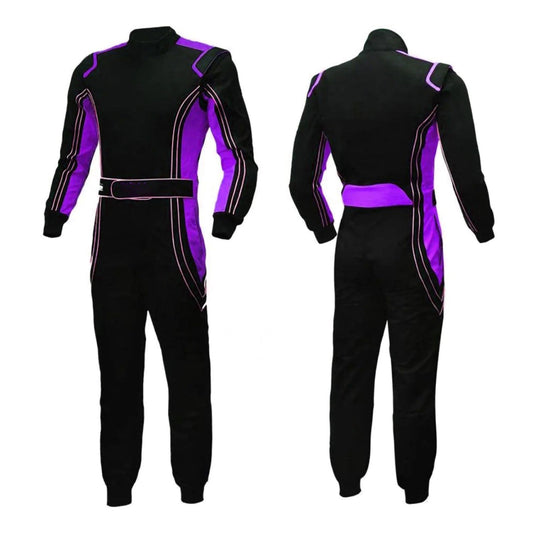 Go Karting Black Race Suit