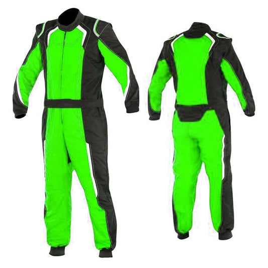 Green Custom Go Kart Racing Suit